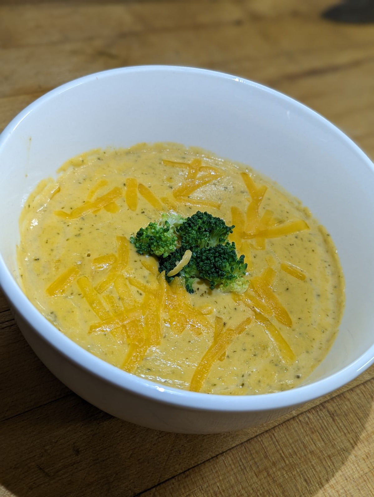 "Cheesy Comfort in Every Spoonful: Sherm's Broccoli Cheddar Delight"