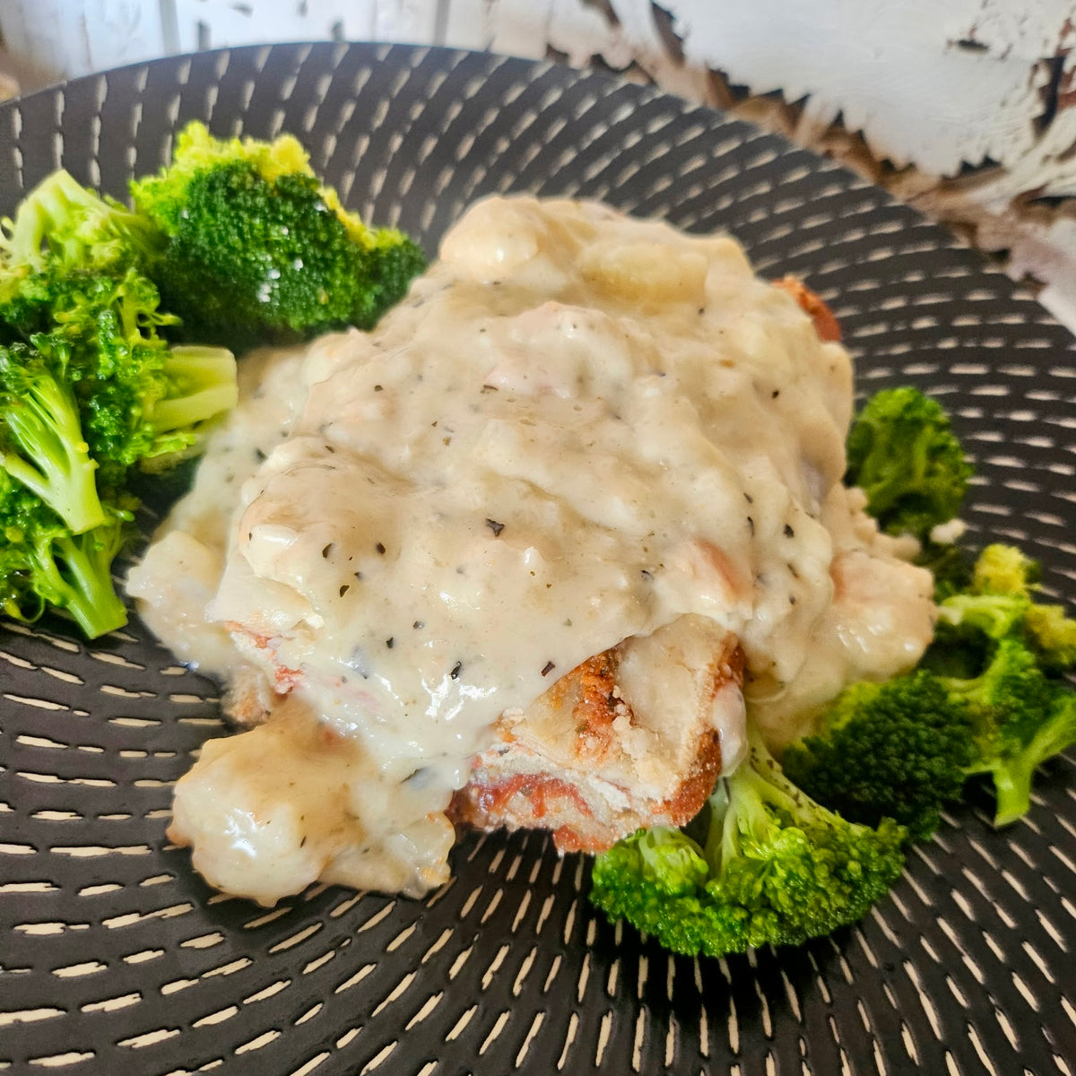 *Cheese Lasagna with a Chesapeake Seafood Sauce*
