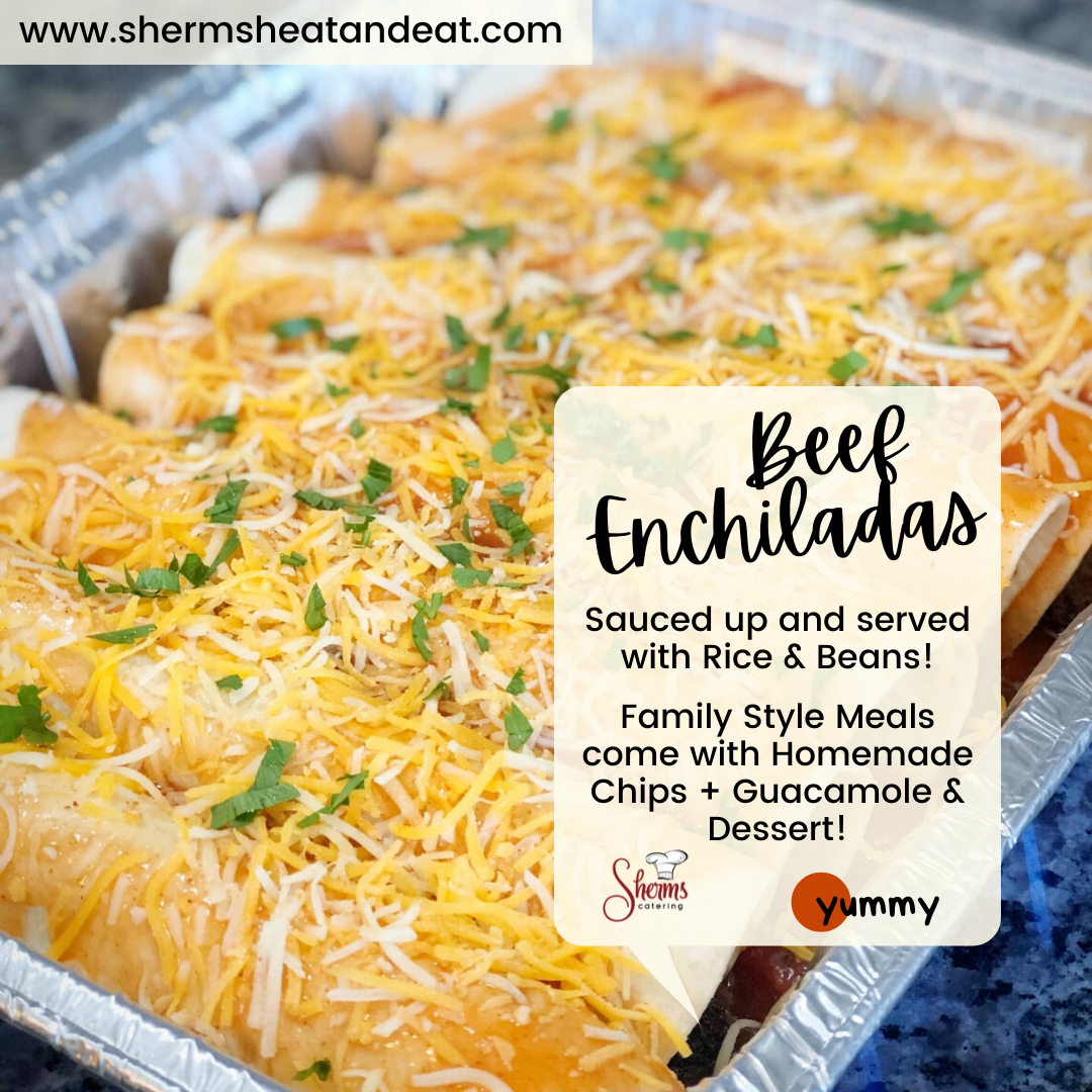 Beef Enchiladas - Limited Time Only!